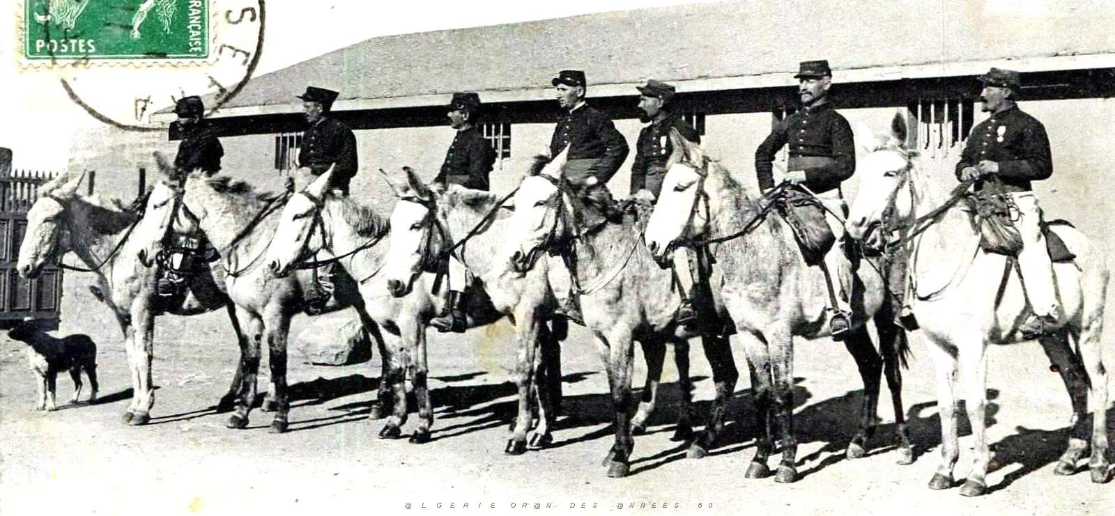 1036- Forthassa-Gharbia - Legion Etrangere - 6e Compagnie montee 1908 2.jpg
